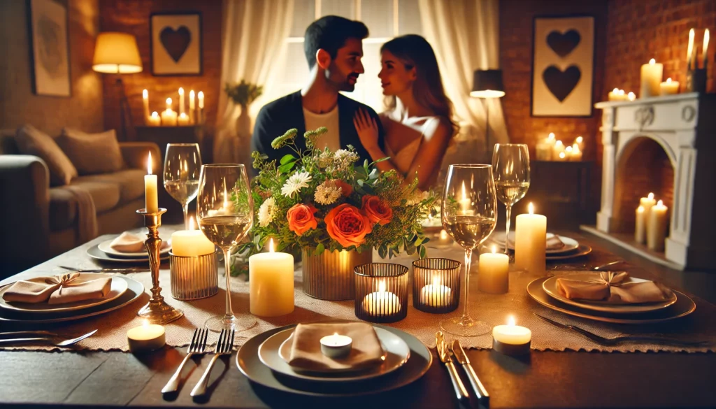 Candlelit Dinner at Home