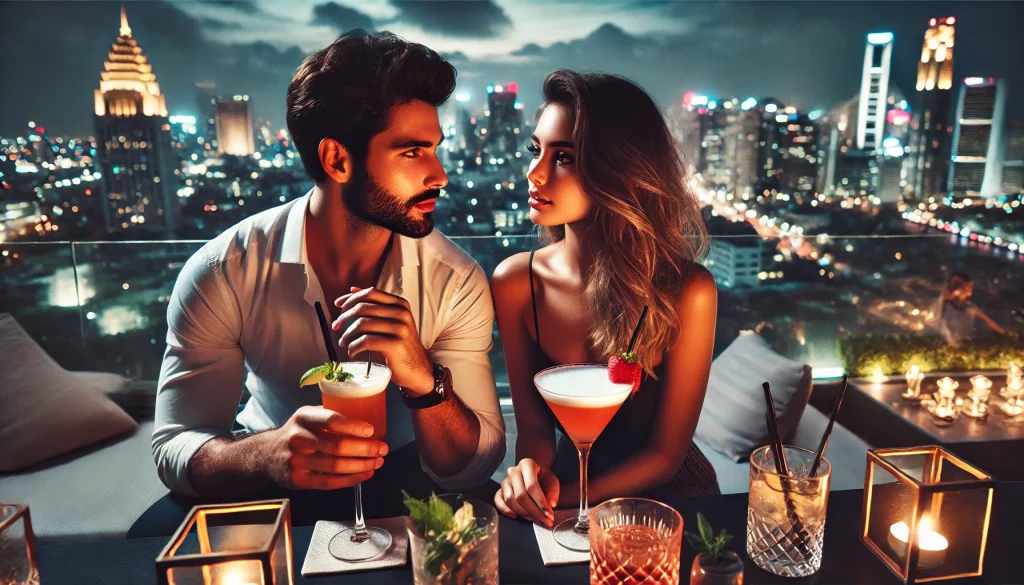 Check out a rooftop bar