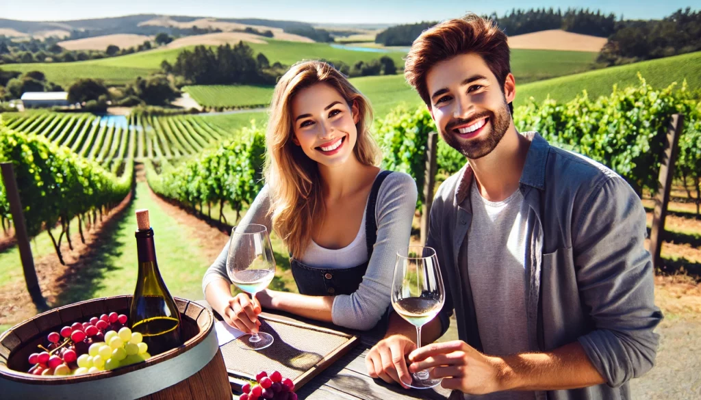 Tasting at a Local Vineyard