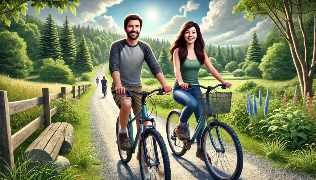 Biking on the Tweetsie Trail