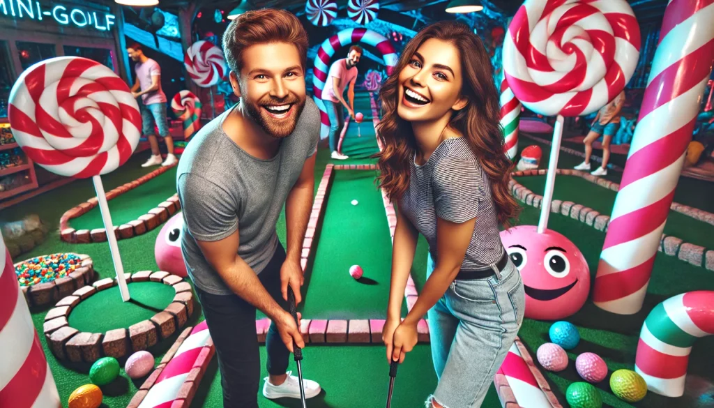 Mini Golfing at Crave Golf Club