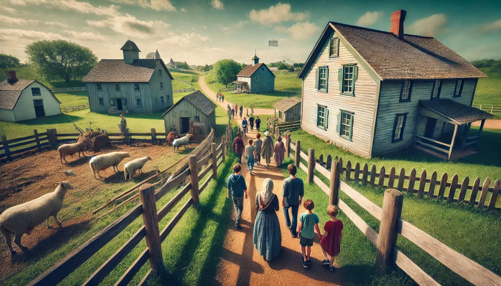 Visit the Exchange Place Living History Farm