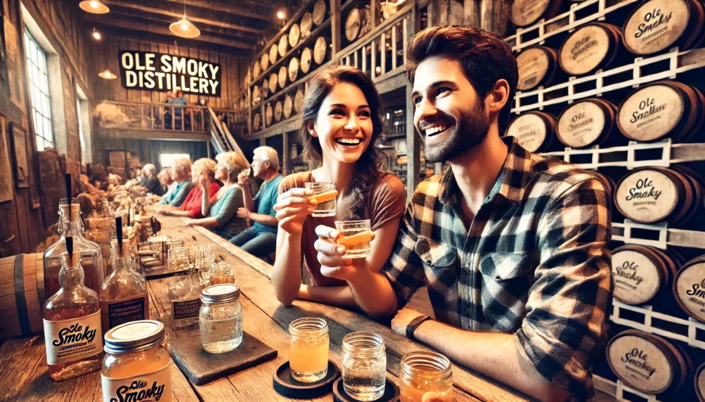 Moonshine Tasting at Ole Smoky Distillery