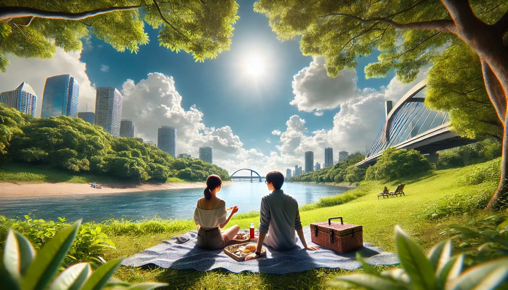 Picnic at Riverfront Park