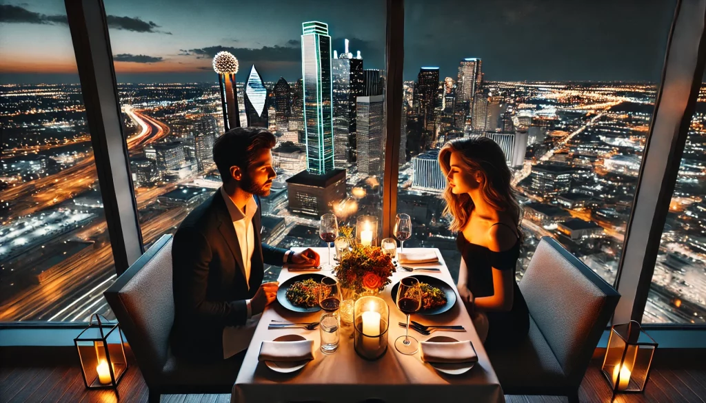 Dine at Reunion Tower’s Five Sixty