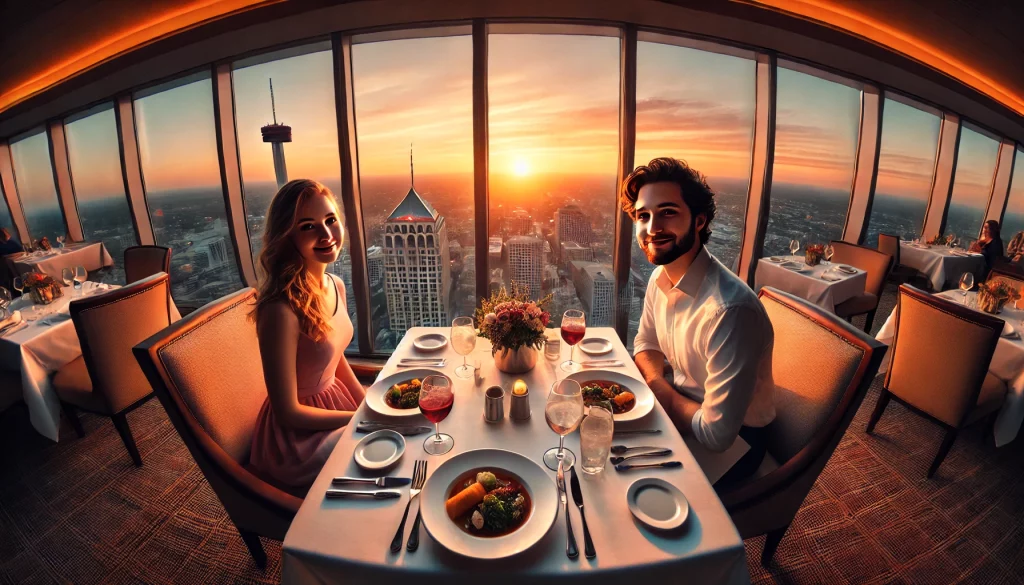 Dine at the Chart House in the Tower of the Americas