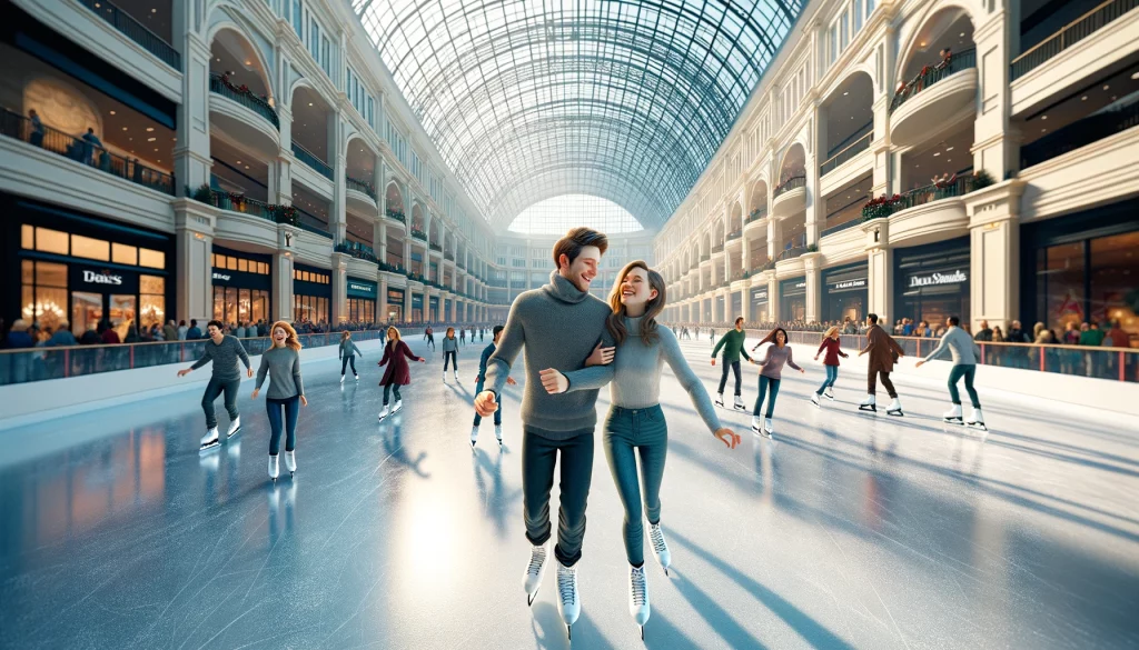 Go Ice Skating at the Galleria Dallas