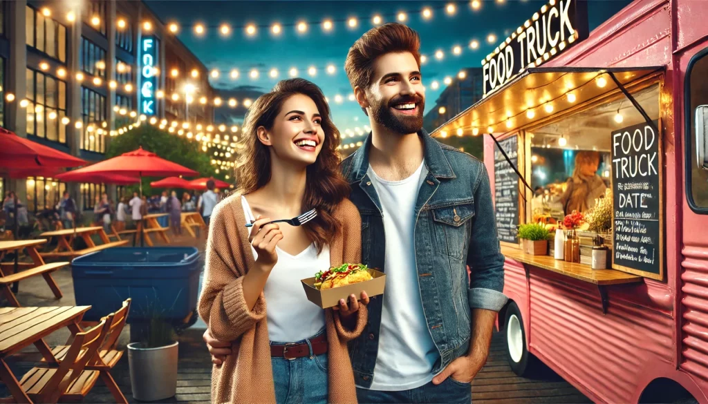 Food Truck Date and Downtown Stroll
