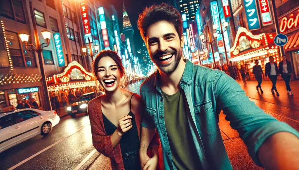 Nighttime City Adventure