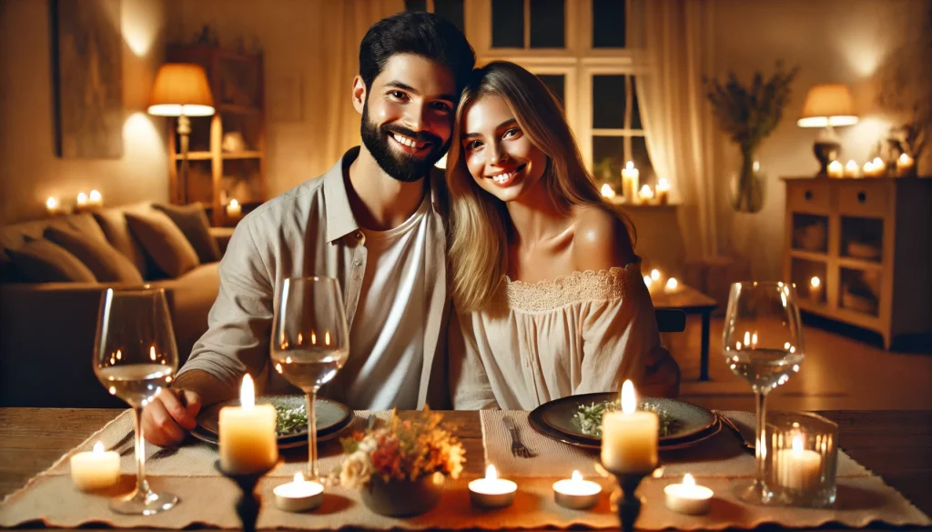Candlelit Dinner at Home