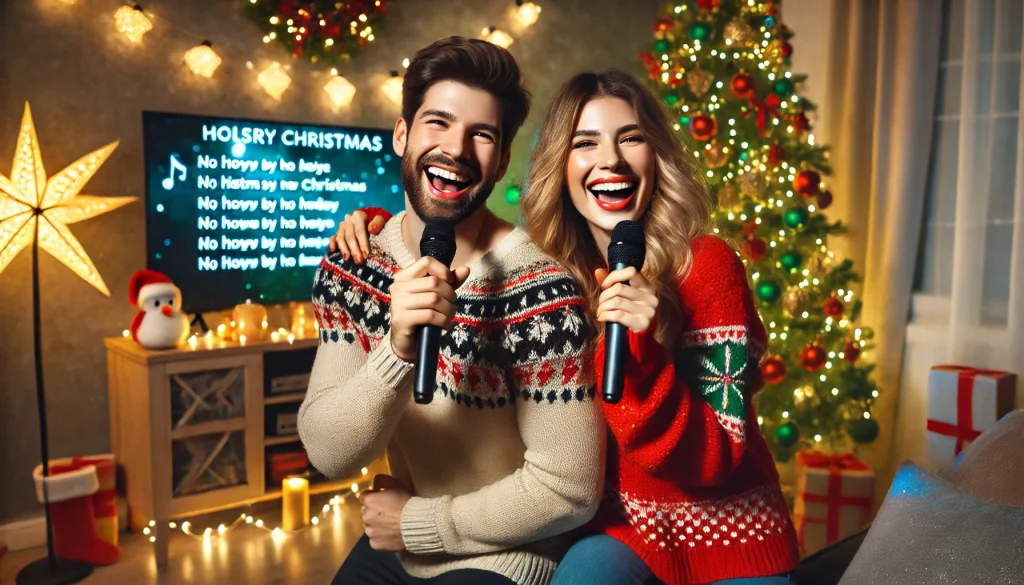 Christmas Karaoke Night at Home