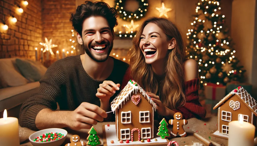 Gingerbread House Building Contest