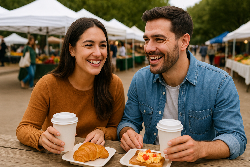 Breakfast Date at Las Colinas Farmers Market
