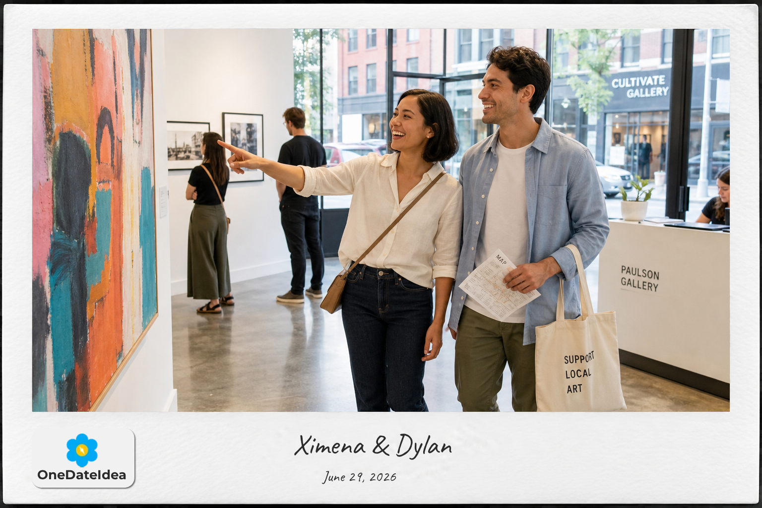 Art Crawl Through Downtown Galleries date idea
