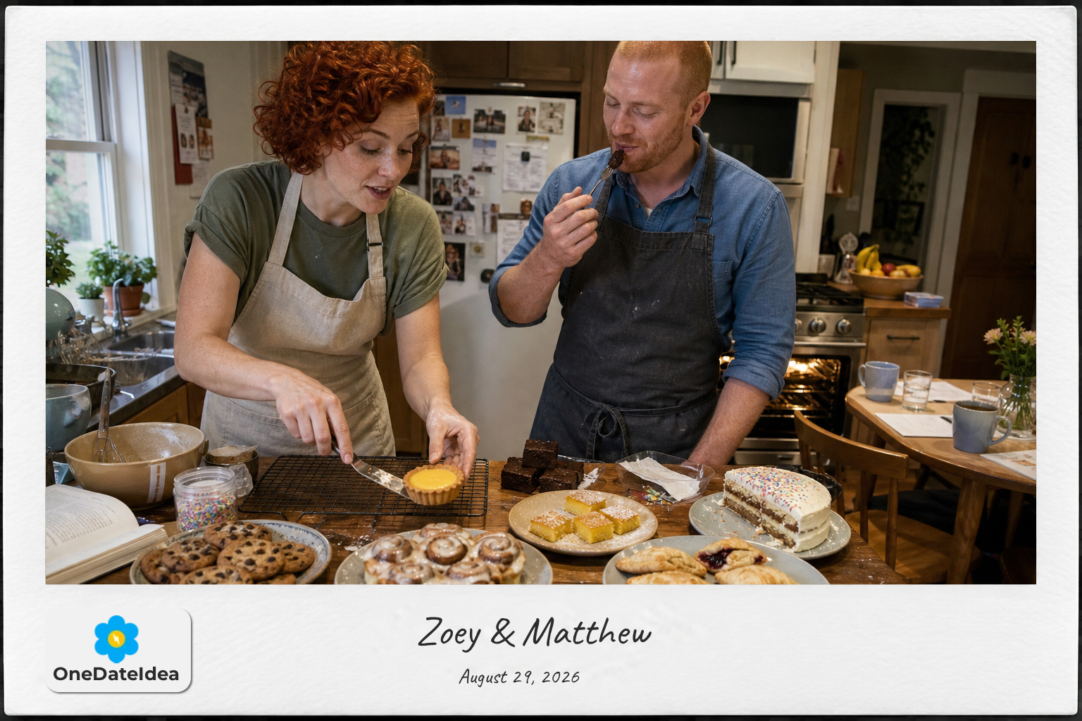 Bake Treats and Host a Tasting Night date idea
