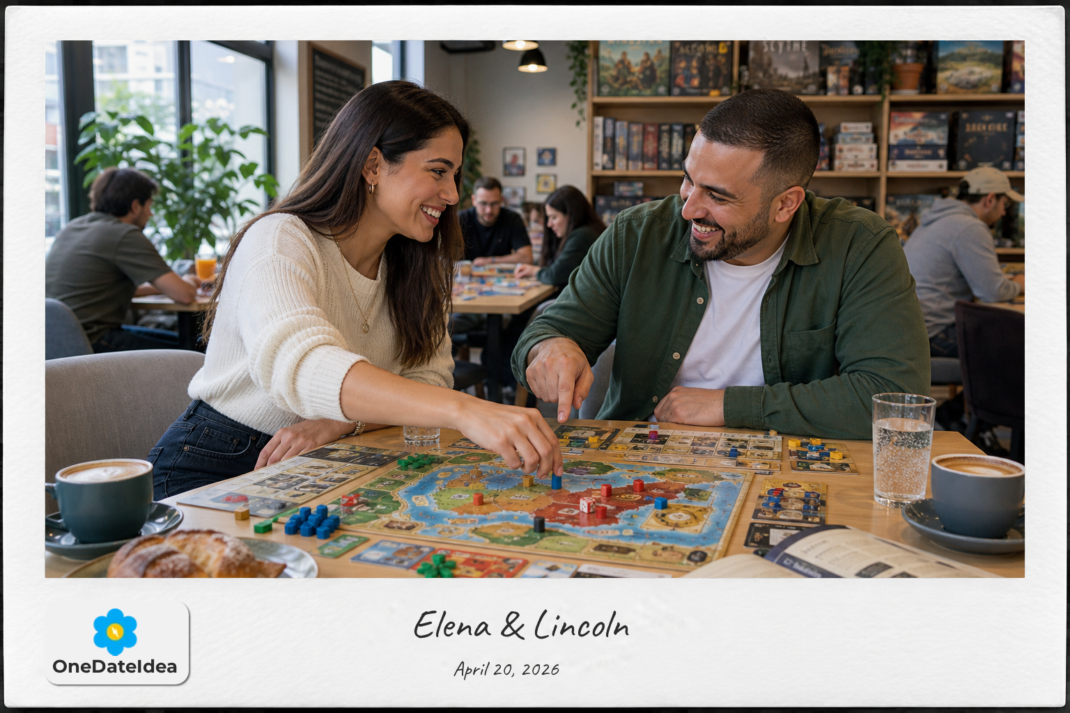 Board Game Cafe Adventure date idea
