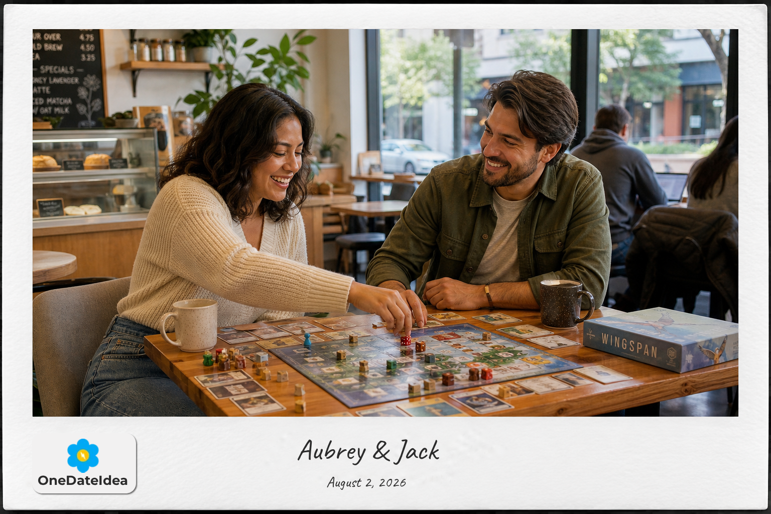 Board Game Night at a Local Coffee Shop date idea