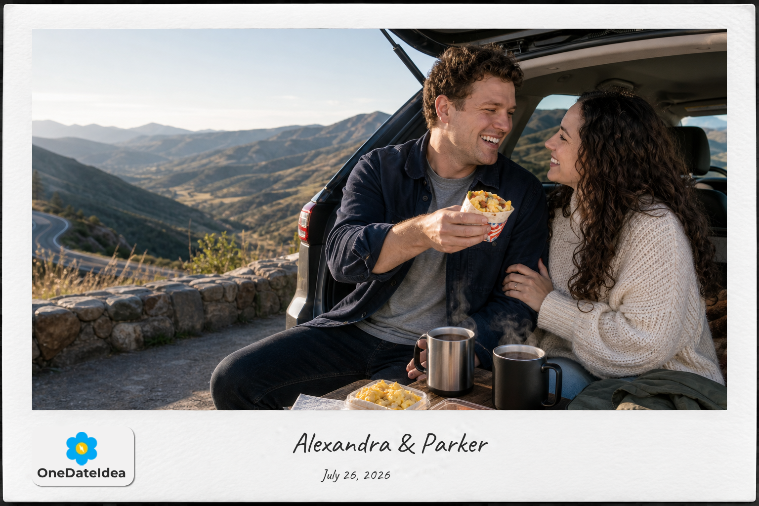 Breakfast Tacos and Sunrise at Scenic Drive date idea