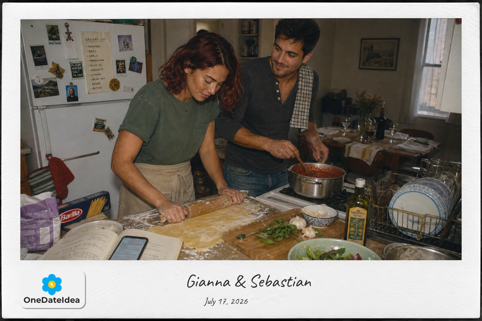 Cook a Themed Dinner Together date idea