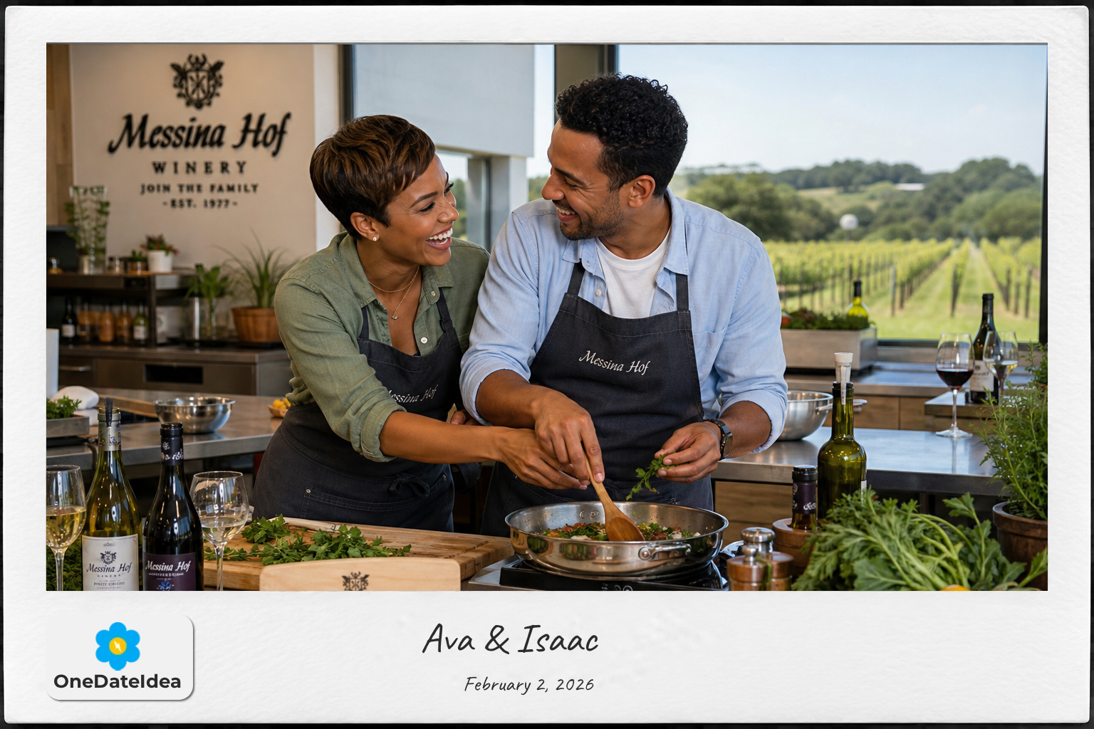 Cooking Class at Messina Hof Winery date idea