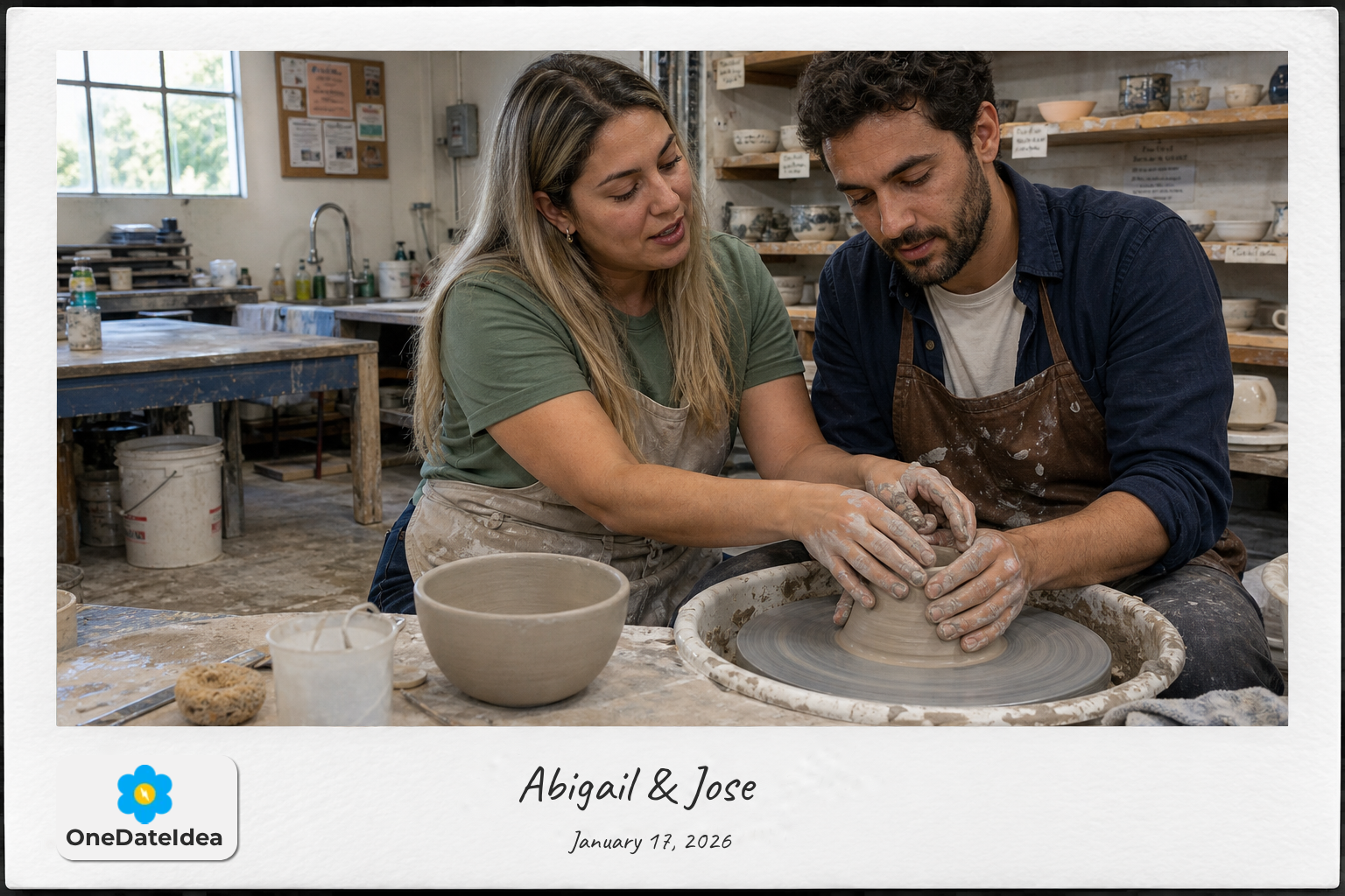 Couples Pottery Class date idea