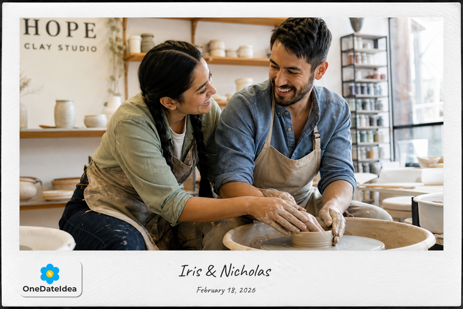 Craft Pottery Together at Hope Clay Studio date idea