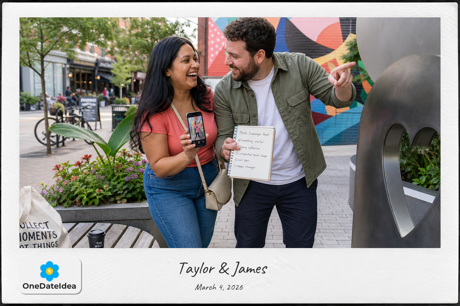DIY Photo Scavenger Hunt date idea
