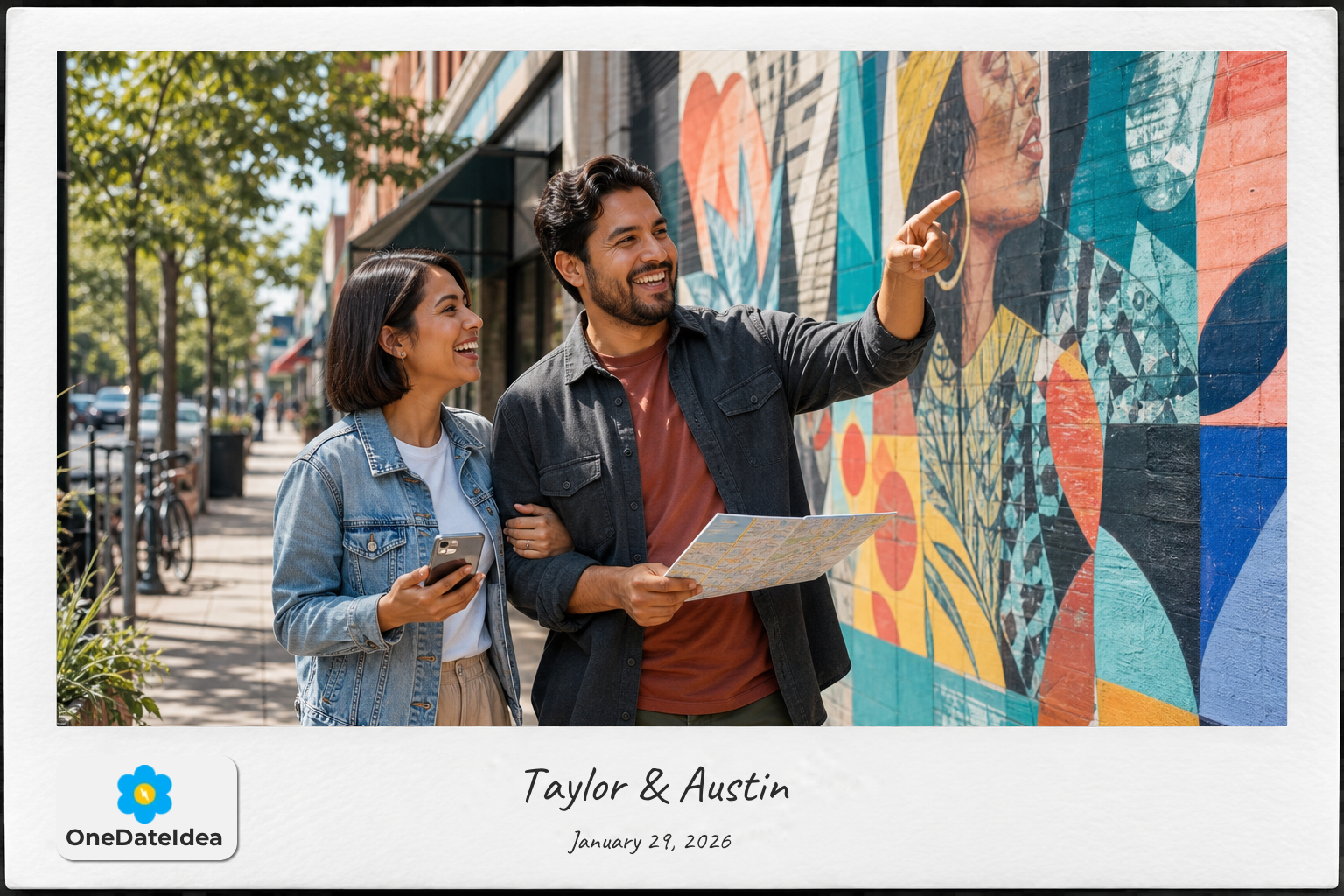 Discover Murals on a Self-Guided Art Walk date idea