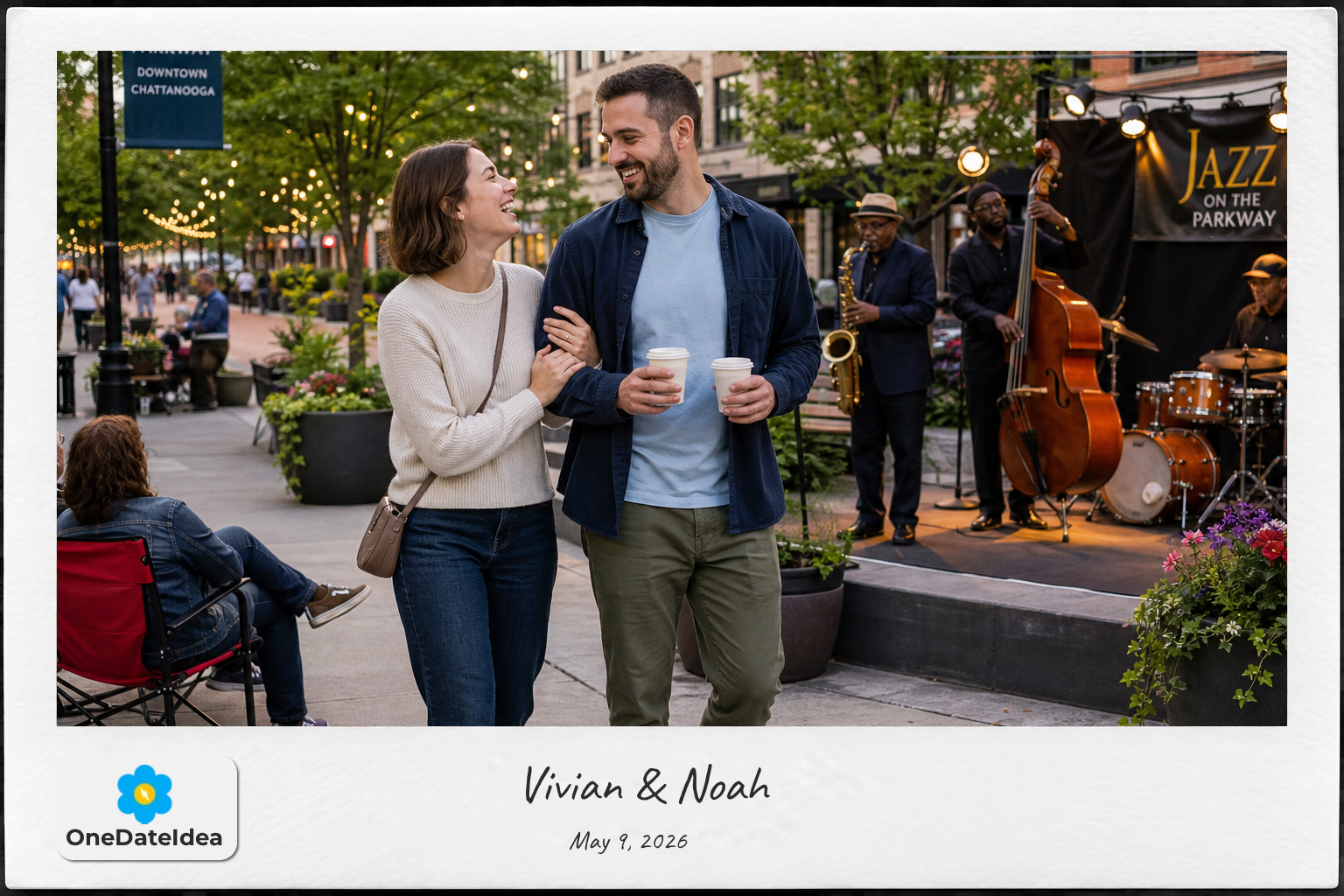 Evening Stroll and Jazz at Patten Parkway date idea