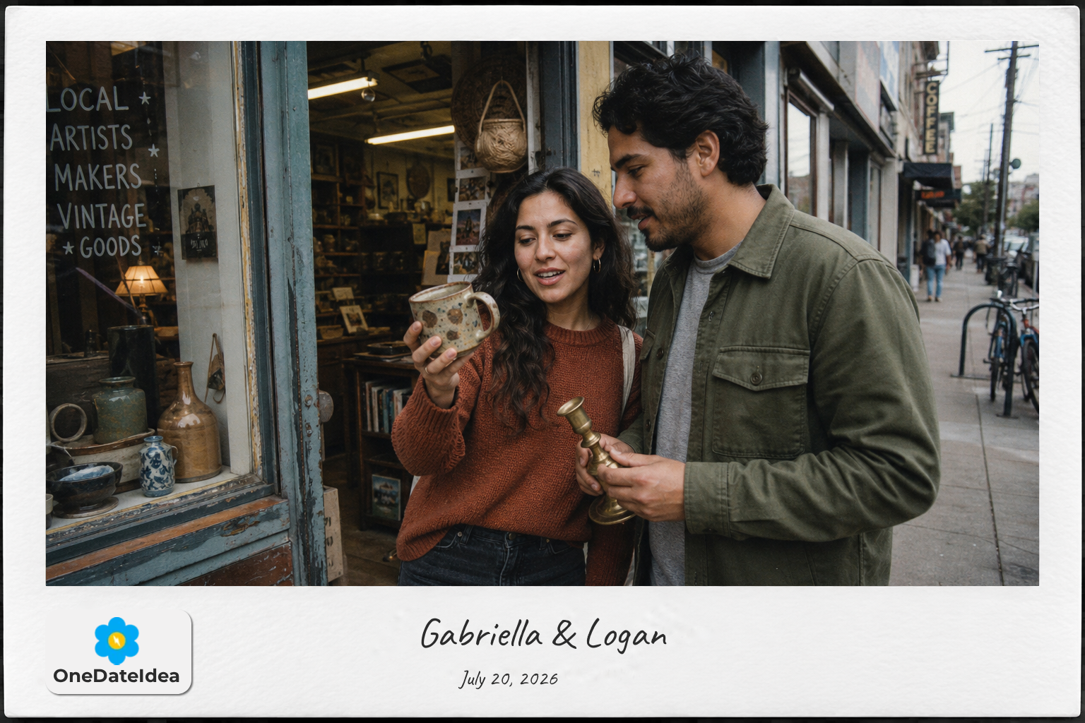 Explore local shops date idea