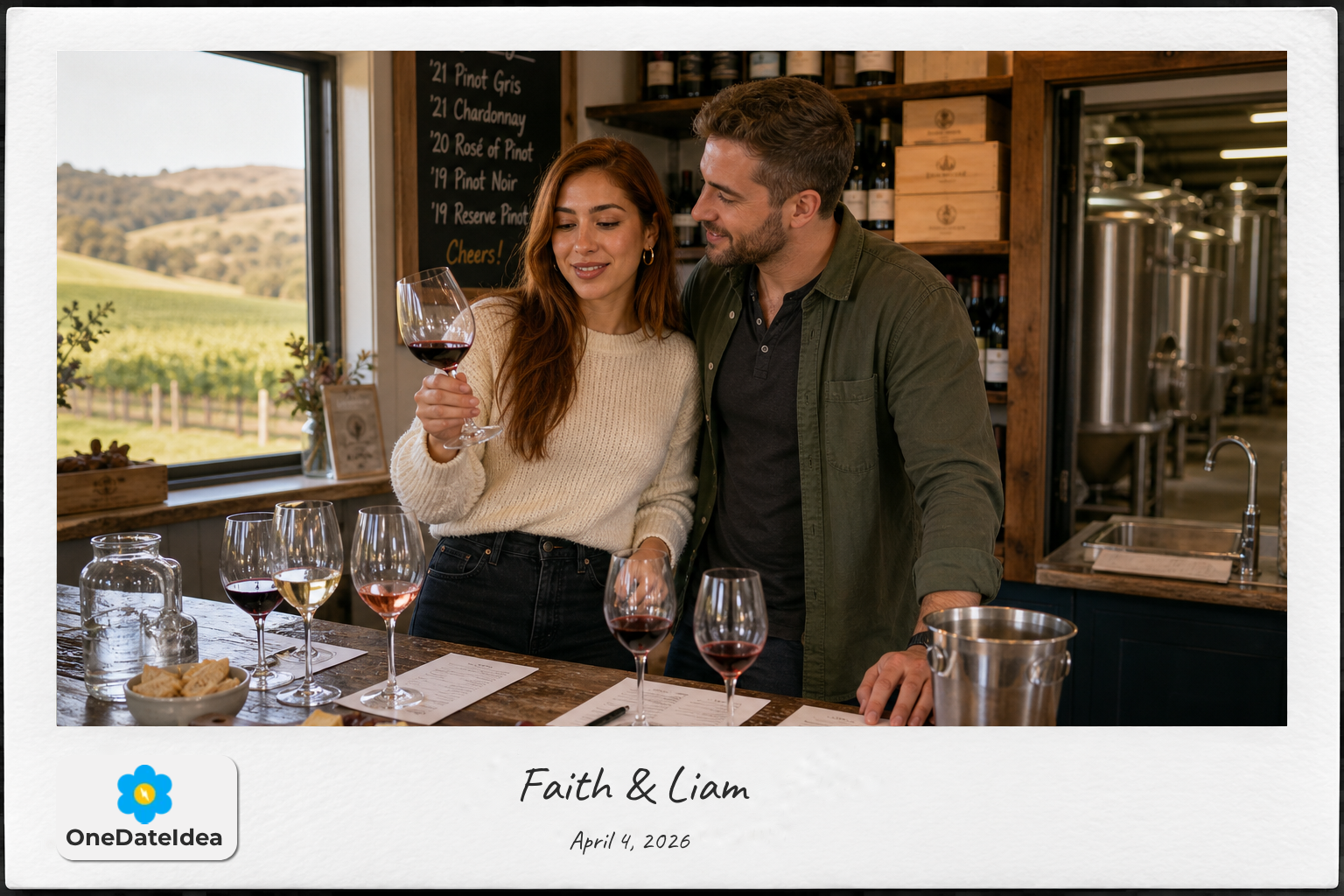Go wine tasting date idea