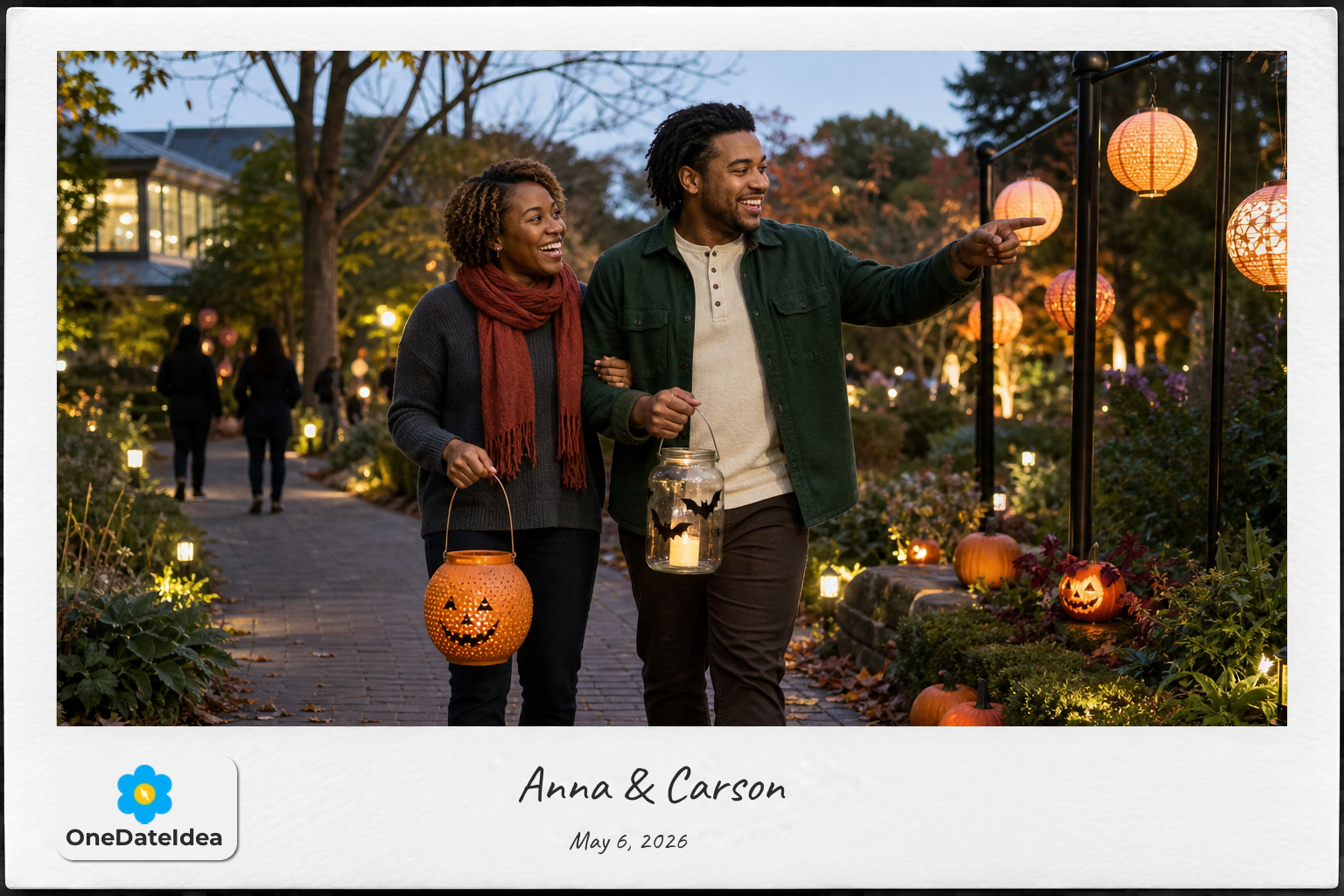 Halloween Lantern Walk date idea