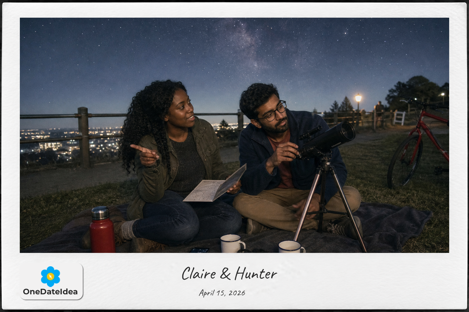 Have a star-gazing session date idea