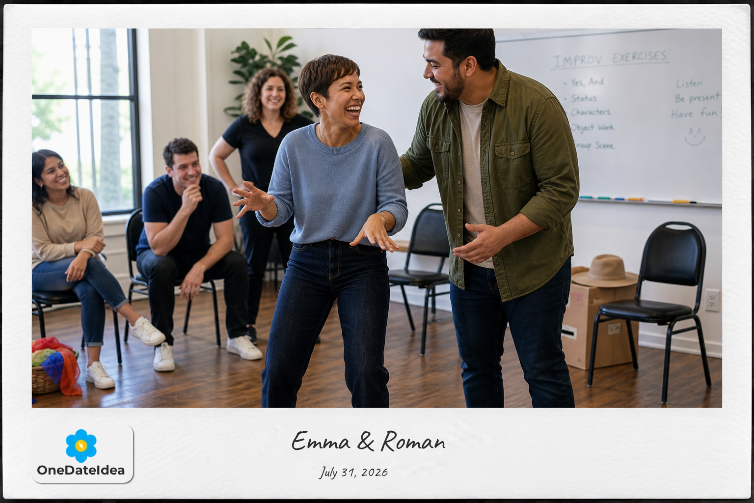 Improv Comedy Class Together date idea