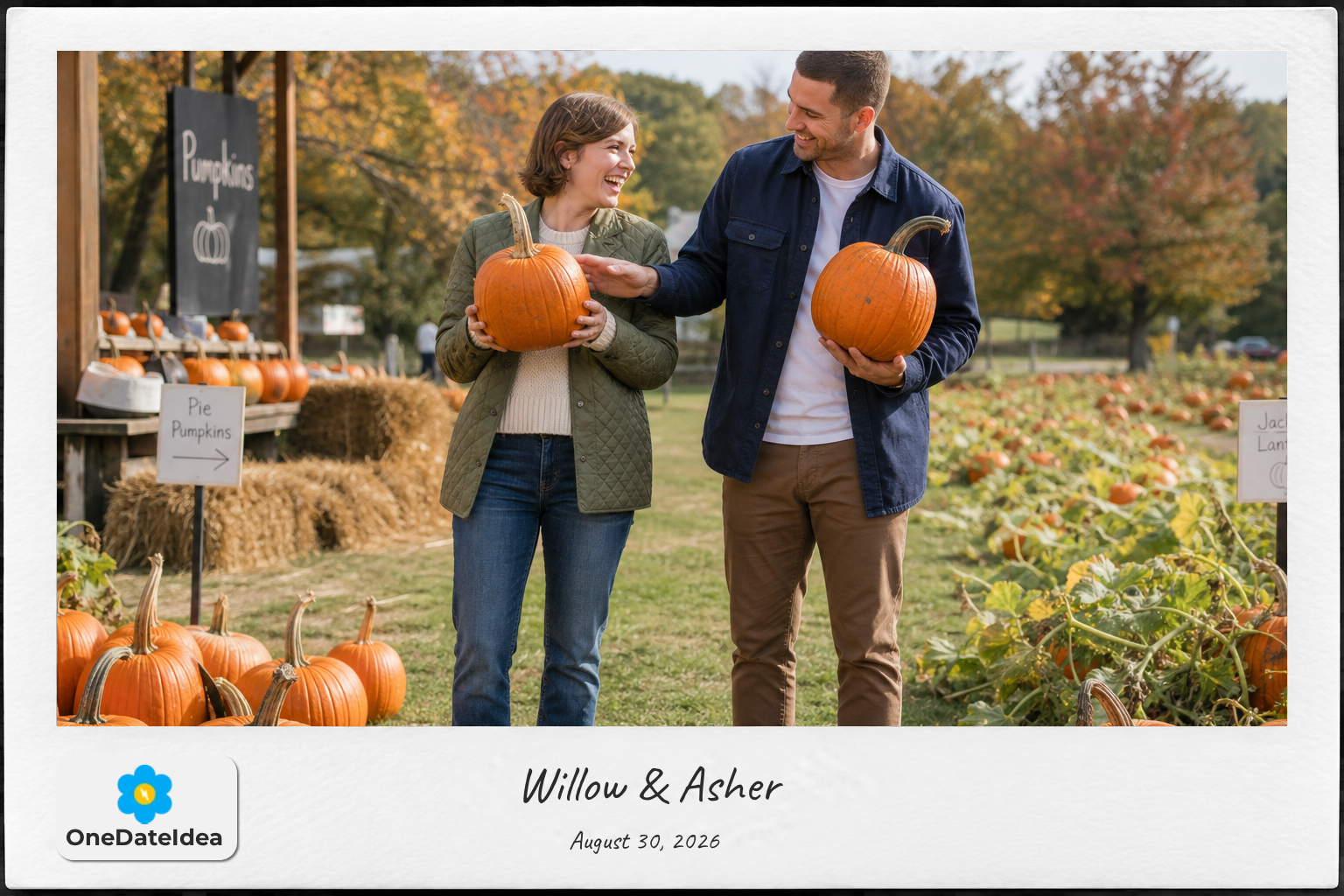 Pick Pumpkins for Each Other date idea