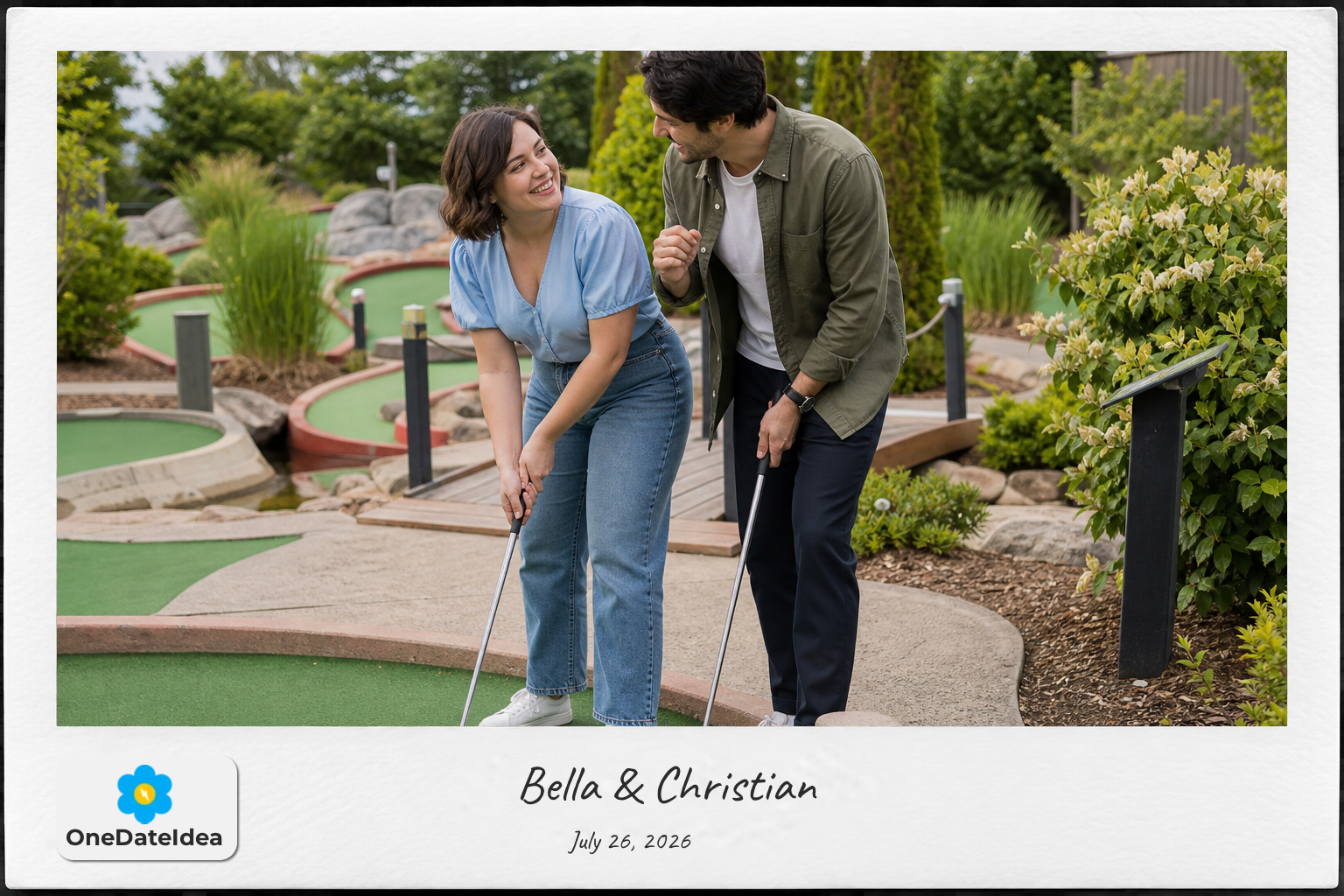 Play Mini Golf at Parkway Miniature Golf date idea