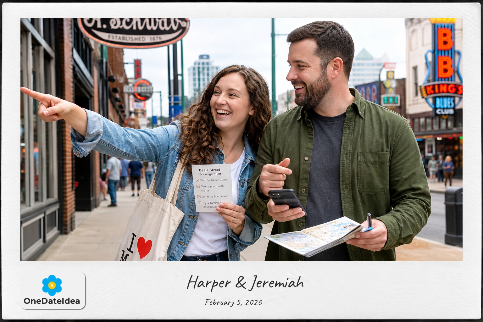 Scavenger Hunt in Downtown Memphis date idea