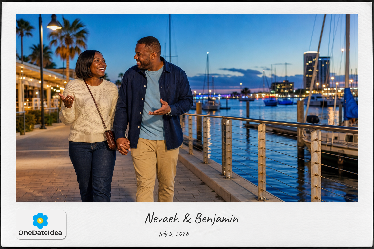 Sparkling Night Walk Along Corpus Christi Marina date idea