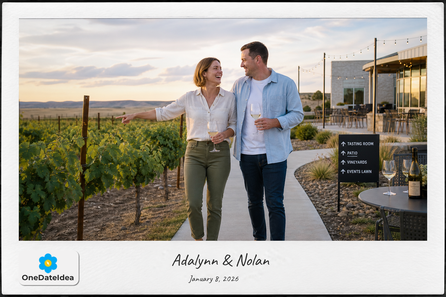 Sunset Walk at Llano Estacado Winery date idea