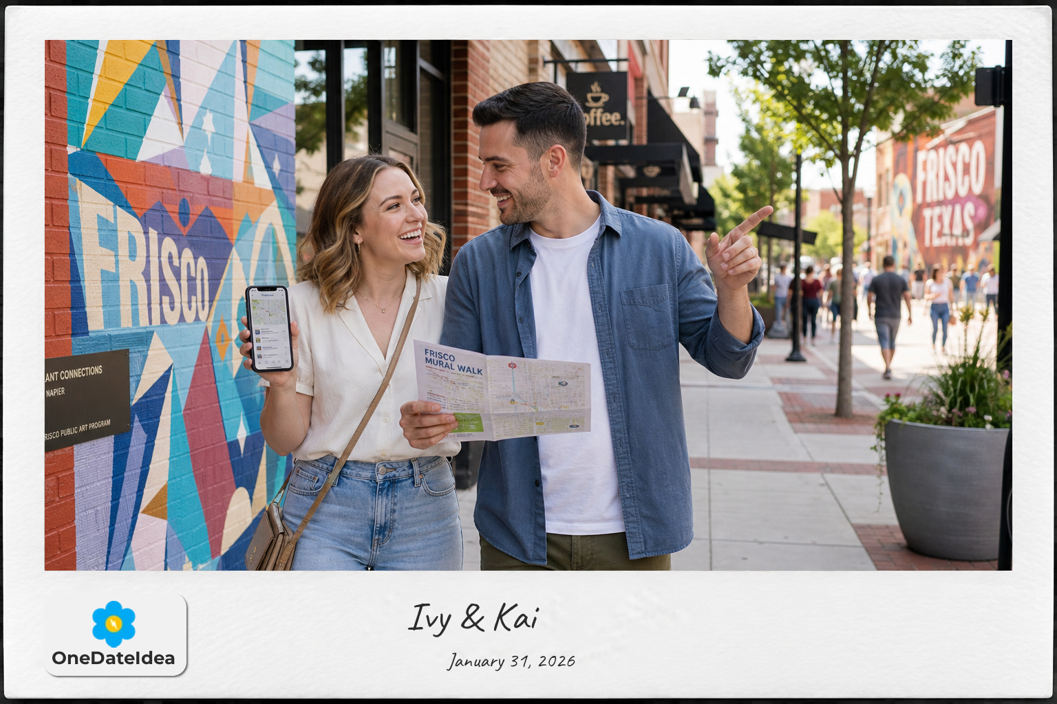 Take a Self-Guided Frisco Mural Walk date idea