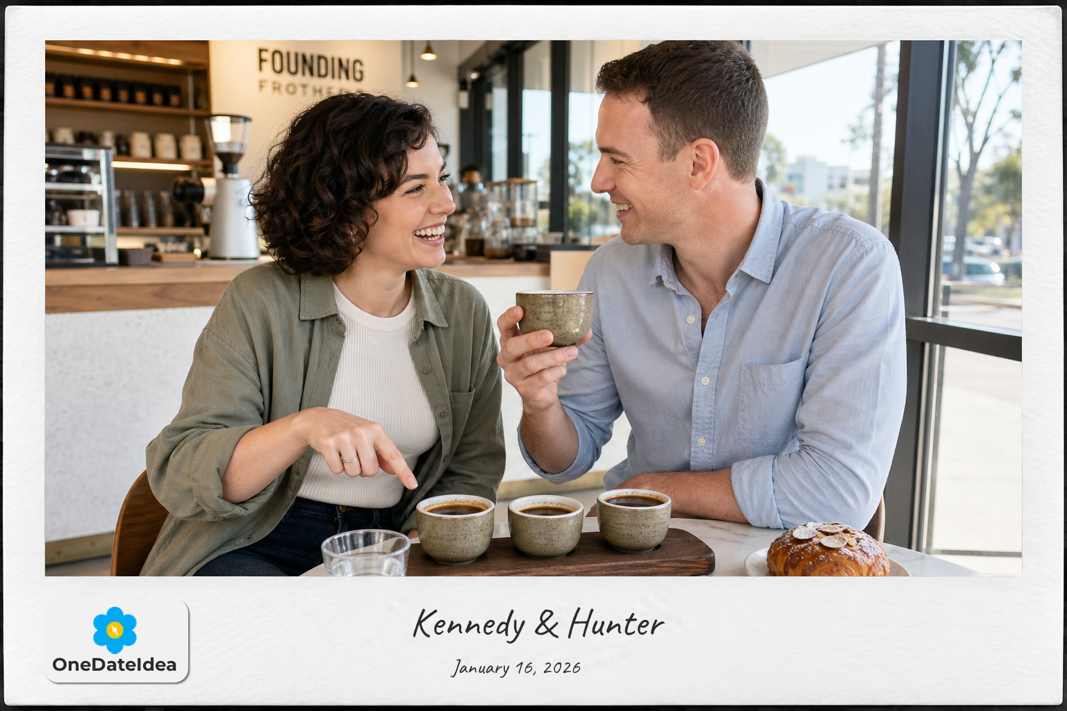 Try a Coffee Tasting at Founding Frothers date idea