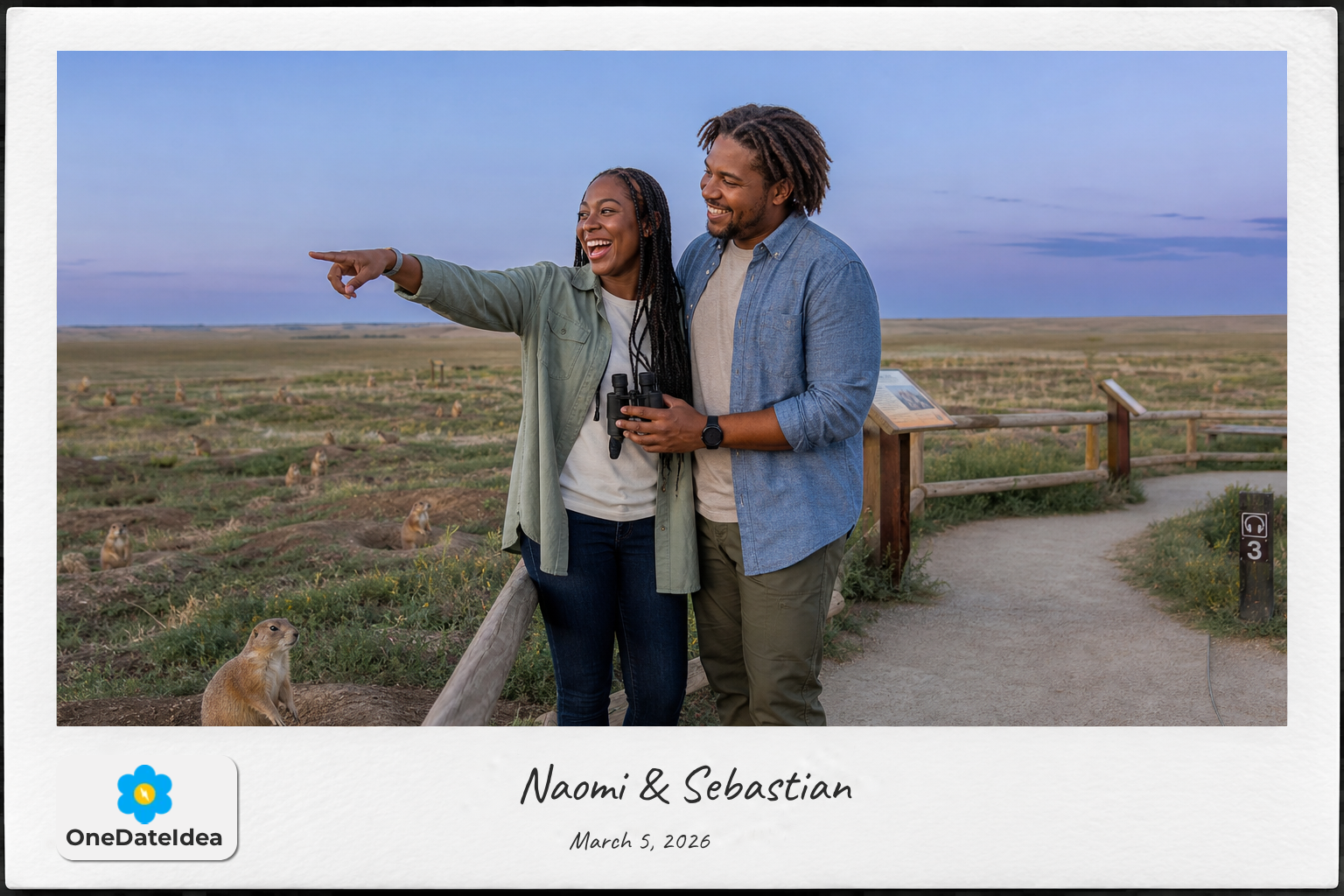 Visit Prairie Dog Town at Dusk date idea
