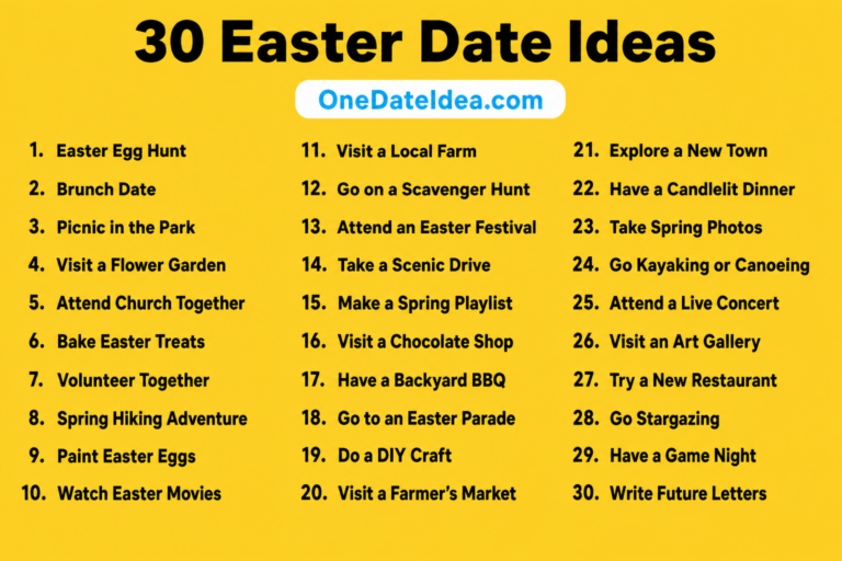 20 Amazing Easter Date Ideas