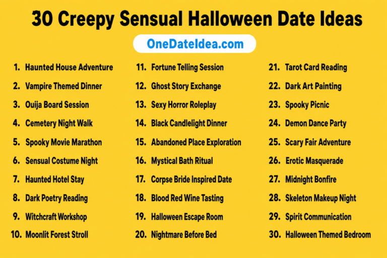 20 Creepy Sensual Halloween Date Ideas 