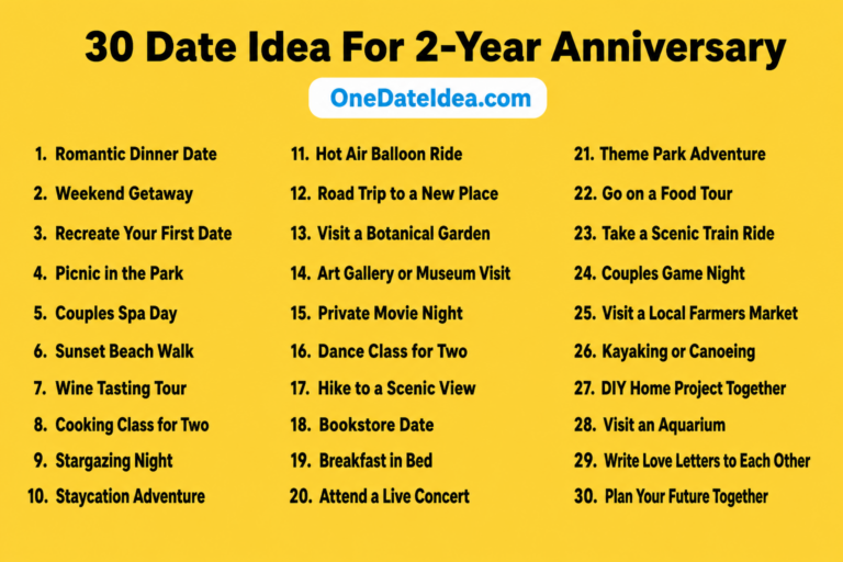 20 Date Idea for 2-year Anniversary: Celebrating Love and Togetherness