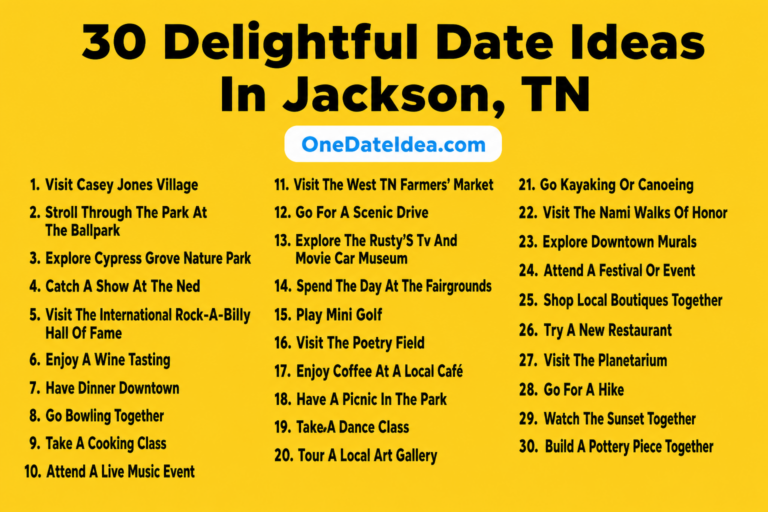 20 Delightful Date Ideas in Jackson, TN