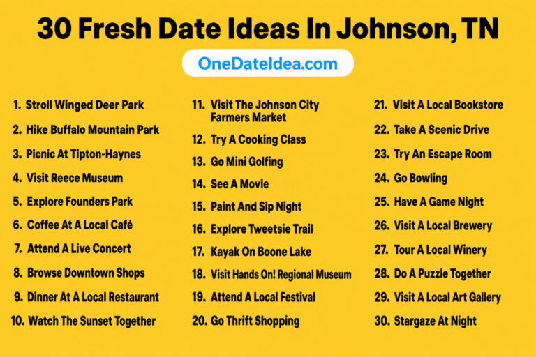 20 Fresh Date Ideas in Johnson, TN