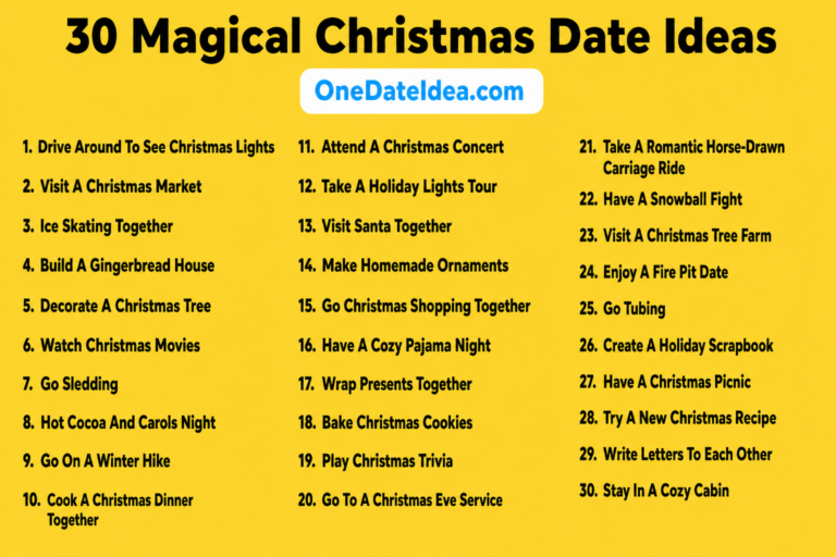 20 Magical Christmas Date Ideas