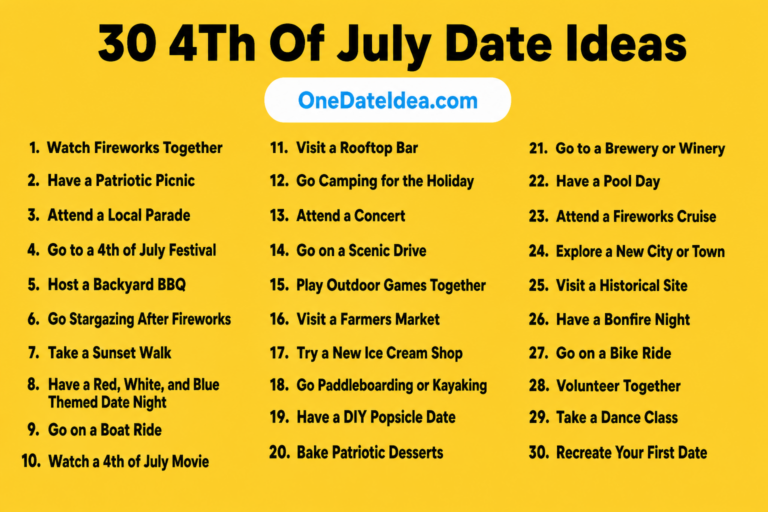 20 Passionate 4th of July Date Ideas