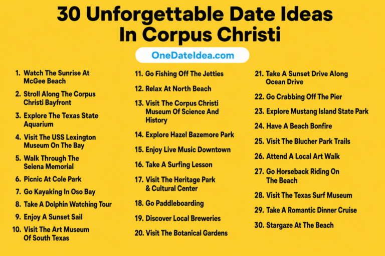 8 Unforgettable Date Ideas in Corpus Christi